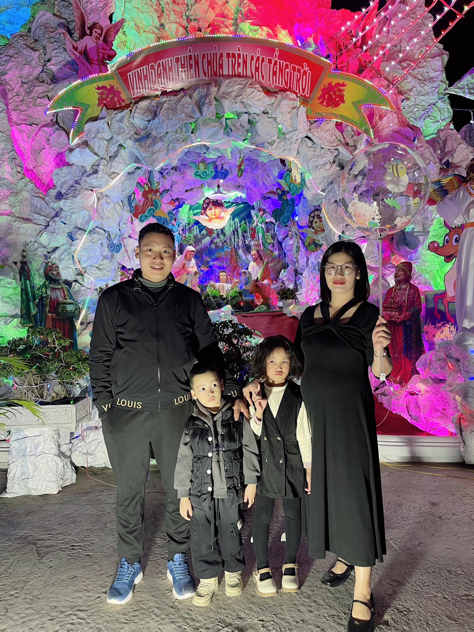 chị Mai và gia đình